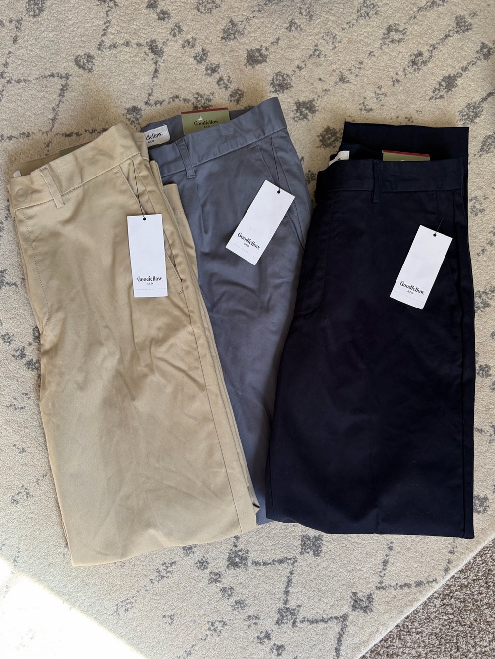 Set of 3 Goodfellow Slim Trouser Pants Men’s 30x32 NWT